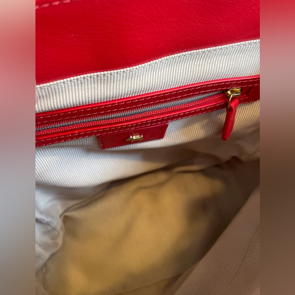 Radley London Devonport Mews red leather backpack - Picture 13 of 15